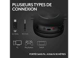 LOGITECH Casque gaming avec pied Pro X 2 Lightspeed Noir (991-000550)