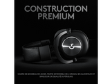 LOGITECH Casque gaming avec pied PRO X Noir (991-000358)
