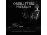 LOGITECH Casque gaming avec pied PRO X Noir (991-000358)