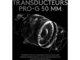 LOGITECH Casque gaming avec pied PRO X Noir (991-000358)