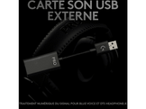 LOGITECH Casque gaming avec pied PRO X Noir (991-000358)