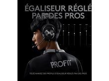 Charger l&#39;image dans la galerie, LOGITECH Casque gaming avec pied PRO X Noir (991-000358)
