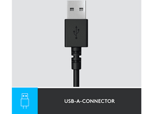 Charger l&#39;image dans la galerie, LOGITECH Casque-micro H390 Noir (981-000406)
