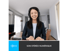 Charger l&#39;image dans la galerie, LOGITECH Casque-micro H390 Noir (981-000406)
