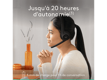Charger l&#39;image dans la galerie, LOGITECH Casque sans fil Zone 300 Noir (981-001407) Headset Noir
