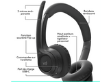 LOGITECH Casque sans fil Zone 300 Noir (981-001407) Headset Noir