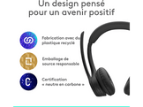 LOGITECH Casque sans fil Zone 300 Noir (981-001407) Headset Noir