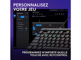 LOGITECH Clavier Gaming G515 TKL Wired Low Profile RGB AZERTY Noir