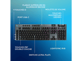 LOGITECH Clavier gaming G915 X Lightspeed AZERTY Noir (920-012672)