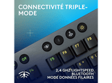 LOGITECH Clavier gaming G915 X Lightspeed AZERTY Noir (920-012672)