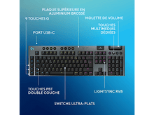 Charger l&#39;image dans la galerie, LOGITECH Clavier gaming G915 X Lightspeed AZERTY Noir (920-012672)
