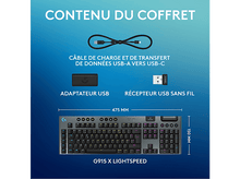 Charger l&#39;image dans la galerie, LOGITECH Clavier gaming G915 X Lightspeed AZERTY Noir (920-012672)
