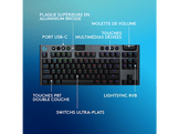 LOGITECH Clavier gaming G915 X Lightspeed TKL AZERTY Noir (920-012717)