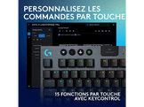 LOGITECH Clavier gaming G915 X Lightspeed TKL AZERTY Noir (920-012717)
