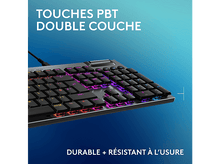 Charger l&#39;image dans la galerie, Un clavier, avec des touches colorées. Texte : Durable + résistant à l&#39;usure.
