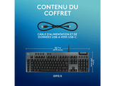 LOGITECH Clavier gaming G915X AZERTY Noir (920-012939)