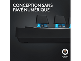 LOGITECH Clavier gaming sans fil G PRO X TKL Lightspeed RGB AZERTY Noir (920-012131)