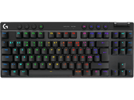 LOGITECH Clavier gaming sans fil G PRO X TKL Lightspeed RGB AZERTY Noir (920-012131)