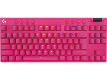 Charger l&#39;image dans la galerie, LOGITECH Clavier gamer G PRO X TKL Lightspeed RGB AZERTY Rose (920-012156)
