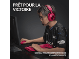 LOGITECH Clavier gamer G PRO X TKL Lightspeed RGB AZERTY Rose (920-012156)