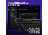 LOGITECH Clavier gaming sans fil G515 Lightspeed Noir (920-012546)
