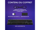 LOGITECH Clavier gaming sans fil G515 Lightspeed Noir (920-012546)