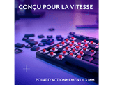LOGITECH Clavier gaming sans fil G515 Lightspeed Noir (920-012546)