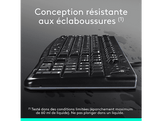 LOGITECH Clavier K120 AZERTY Noir (920-002482)