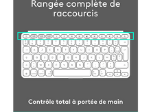 Charger l&#39;image dans la galerie, LOGITECH Clavier Keys-To-Go 2 AZERTY Gris (920-013007)
