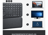 LOGITECH Clavier sans fil Ergo K860 AZERTY Noir (920-010104)