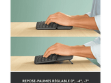 LOGITECH Clavier sans fil Ergo K860 AZERTY Noir (920-010104)