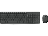LOGITECH Clavier sans fil et Souris sans fil MK235 AZERTY Noir (920-007907)