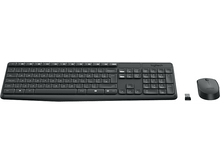 Charger l&#39;image dans la galerie, LOGITECH Clavier sans fil + Souris sans fil MK235 AZERTY BE Noir (920-007911)
