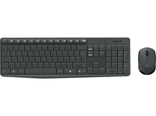 Charger l&#39;image dans la galerie, LOGITECH Clavier sans fil + Souris sans fil MK235 AZERTY BE Noir (920-007911)
