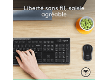 Charger l&#39;image dans la galerie, LOGITECH Clavier sans fil et Souris sans fil MK270 AZERTY Noir (920-004524)
