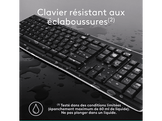 LOGITECH Clavier sans fil et Souris sans fil MK270 AZERTY Noir (920-004524)