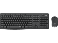 LOGITECH Clavier sans fil et Souris sans fil MK295 AZERTY Gris (920-009803)