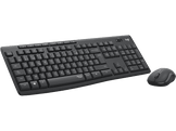 LOGITECH Clavier sans fil et Souris sans fil MK295 AZERTY Gris (920-009803)