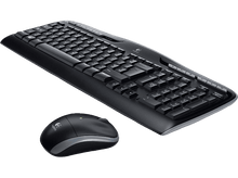 Charger l&#39;image dans la galerie, LOGITECH Clavier sans fil et Souris sans fil MK330 AZERTY Noir (920-003984)
