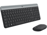 LOGITECH Clavier sans fil et Souris sans fil MK470 AZERTY Noir (920-009194)