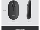 LOGITECH Clavier sans fil et Souris sans fil MK470 AZERTY Noir (920-009194)