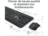 LOGITECH Clavier sans fil et Souris sans fil MK540 Advanced AZERTY Noir (920-008678)