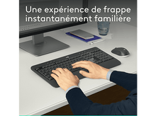 Charger l'image dans la galerie, LOGITECH Clavier sans fil et Souris sans fil MK540 Advanced AZERTY Noir (920-008678)
