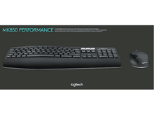 Charger l&#39;image dans la galerie, LOGITECH Clavier sans fil + Souris sans fil MK850 AZERTY BE Noir (920-008225)
