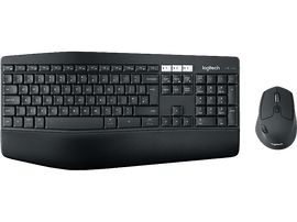 LOGITECH Clavier sans fil + Souris sans fil MK850 AZERTY BE Noir (920-008225)