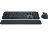 LOGITECH Clavier sans fil et Souris sans fil MX Master 3S MX Keys S Palm Repose-poignet MX Noir (920-011607)