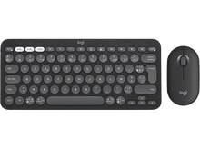 Charger l&#39;image dans la galerie, LOGITECH Clavier sans fil + Souris sans fil Pebble 2 Combo AZERTY Noir (920-012209)
