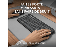 Charger l&#39;image dans la galerie, LOGITECH Clavier sans fil et Souris sans fil Pebble 2 Combo AZERTY Noir (920-012209)

