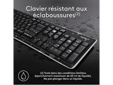 LOGITECH Clavier sans fil K270 AZERTY Noir (920-003754)