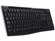 Charger l&#39;image dans la galerie, LOGITECH Clavier sans fil K270 AZERTY Noir (920-003754)
